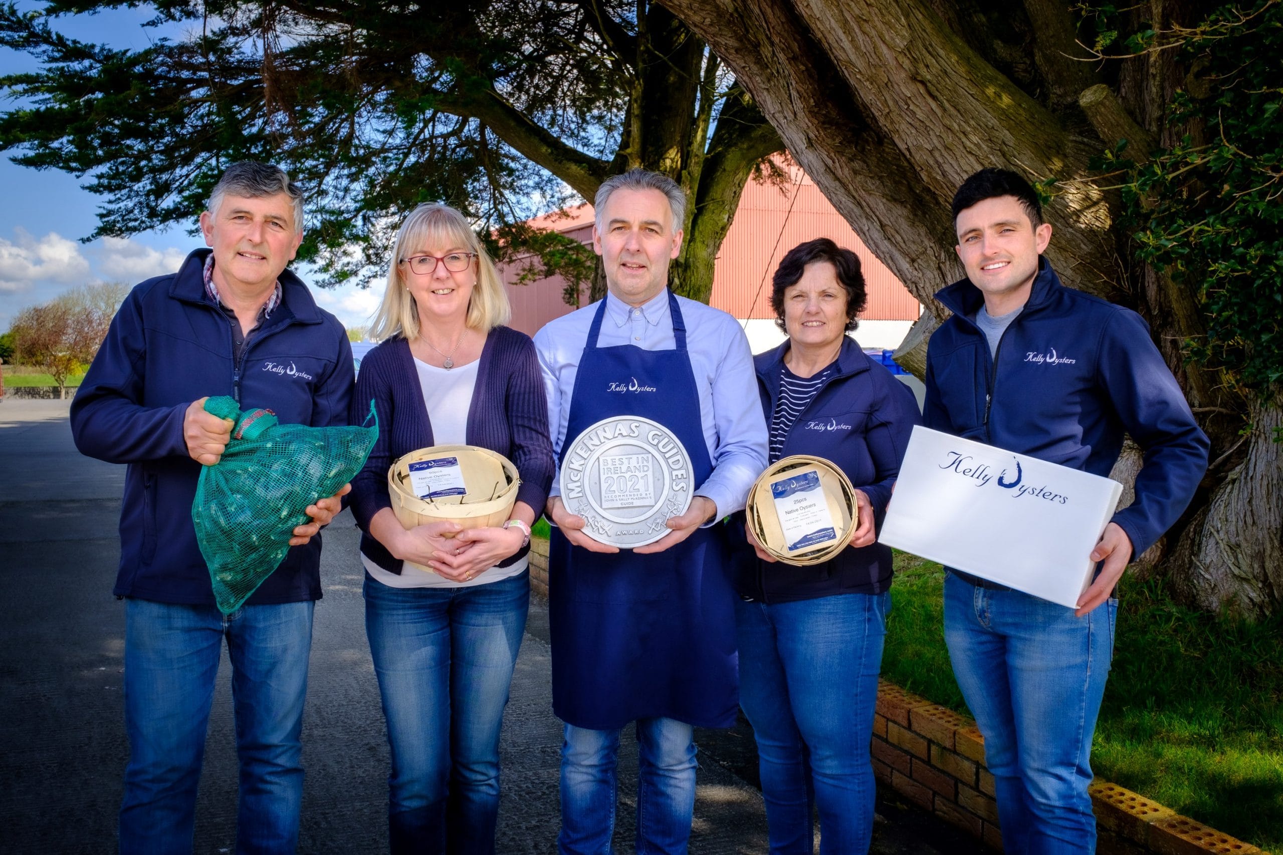 Kelly-Oysters-Family-L-to-R-Micheal-Theresa-Diarmuid-Mary-Michael-scaled